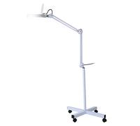 Ausla Lámpara De Lupa De Pie, Lámpara De Lupa De Piso Blanca 220-240V De Pie Para Spa Para Uñas Para Tatuajes