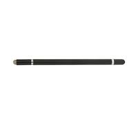 Ausla Lápiz óptico, Aleación de Aluminio, Posicionamiento Preciso, Lápiz Táctil Capacitivo 3 en 1 con 2 Puntas de Fibra para Tabletas y Teléfonos Móviles (Black)