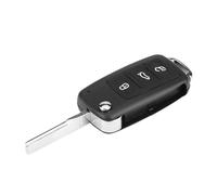 Ausla Llave Remota para Coche 5K0837202AD, Plástico Duradero, Chip Llave Remota de 3 Botones para Beetle, Fácil de Usar