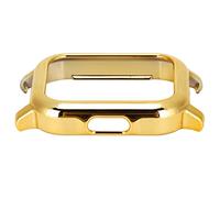 Ausla LS02 Smart Watch PC Cubierta, Negro (Dorado) | Marco de caída de plástico, estuche protector antirrayas, accesorio LS02, entrenamiento deportivo al aire libre