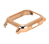 Ausla LS02 Smart Watch PC Cubierta, Negro (Rose Gold) | Marco de caída de plástico, estuche protector antirrayas, accesorio LS02, entrenamiento deportivo al aire libre