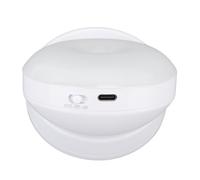 Ausla Luz Nocturna con Sensor de Movimiento, Lámpara de Pared LED Recargable ABS con Cabezal Giratorio de 360 grados y Batería de 400 MAh, Inducción Automática del Cuerpo Humano para Dormitorio,