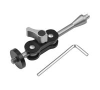 Ausla MA-95 Soporte de Extensión de Brazo Mágico Adaptador de Montaje de Monitor de Aleación de Aluminio con Cabezal de Bola Doble Tornillo de 1,4 Pulgadas 9,5 X 2,2 Cm para Monitores de Video