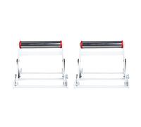 Ausla Marco de Soporte para Máquina Cortadora, Soporte de Rodillo Ajustable de Acero Inoxidable, Práctico Diseño Plegable para Corte con Sierra Ingletadora (2PCS)