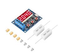 Ausla Medidor de Capacidad de Batería, Probador de Descarga Digital con Pantalla LED para Control del Estado de la Batería de 12 V