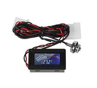 Ausla Medidor de Temperatura de Refrigeración por Agua para PC, Termómetro de Display con Puntero y Sonda, para Todo Equipo de Refrigeración por Agua con Rosca G1/4, Voltaje Amplio