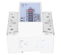 Ausla Medidor Monofásico DDS1891 Medidor de Energía en Riel Cobre y Plástico 230 V 5 80 A Pantalla LCD Montaje en Riel DIN Alta Precisión para el Hogar Taller Monitoreo de Energía