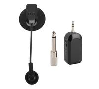 Ausla Micrófono Inalámbrico para Instrumentos, Recepción y Transmisión de Micrófono para Instrumentos de 2.4G con Clips para Guitarra, Violín, Acordeón, Violonchelo, Cítara, Laúd