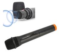 Ausla Micrófono Inalámbrico UHF, Micrófono Dinámico Antiinterferencias Banda U con Receptor USB para Karaoke, Fiestas, PC, Computadora Portátil