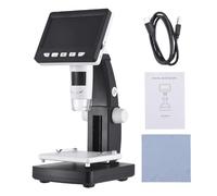Ausla Microscopio Digital de 4,3 Pulgadas, Microscopio Electrónico 1080P, Aumento de 50-1000X para Observación de Animales, Reparación de Placas de Circuito, Inspección de Plantas (306-B)