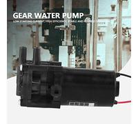 Ausla Mini Bomba de Engranajes de CC de Plástico, Bomba de Agua Autocebante de 12 V 0,6 A con Engranaje de Cobre, Flujo Mínimo de 1,6 L, Presión de 2,0 Kg, para Circulación de Agua, Equipo Médico de