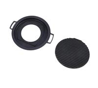 Ausla Mini Parrilla Japonesa Hibachi, Parrilla de Carbón de Mesa de Aleación de Aluminio, Cocción de Barbacoa con Calor Uniforme, Diseño Compacto Portátil para Acampar, Picnics, Reuniones Familiares