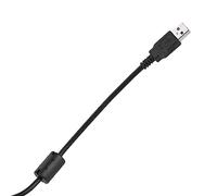 Ausla Mini Teclado USB, Teclado Delgado con Cable de 86 Teclas con Panel Táctil y Concentrador USB, Cable de 1,4 M, de Escritorio Compacto para Computadora Portátil, Computadora Portátil, Escritorio,