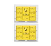 Ausla Mira el Pasador Dividido, 2 Cajas Mira Pins de Cinta de Enlace de la Banda Tornillo de Correa con Caja de Almacenamiento