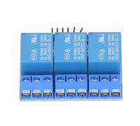Ausla Módulo de relé de 3 Canales, Tablero de relé Optoacoplador Aislado, Disparador de y bajo, CA 0 A CC 0 A 30 V, 0 A 7 A, para Control MCU Automatización del Hogar Aprendizaje Industrial (5v