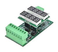 Ausla Módulo Transmisor de Temperatura Módulo de Adquisición de Temperatura PCB DC 10V a 30V 1 K Tipo 1 PT100 Entrada 2DA Salida de 0 a 10V Pantalla Digital para Monitoreo de Industrial (Sin Basa)
