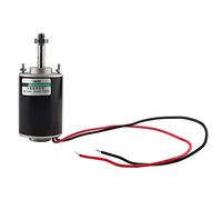 Ausla Motor de CC de Imán Permanente, Alta Velocidad de 30 W con Alambre de Cobre, Motor Cepillado de 12 V 24 V para Máquinas de Algodón de Azúcar y Equipos Mecánicos (24V7000rpm)