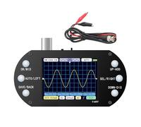 Ausla Osciloscopio Portátil Oscilómetro Portátil con Pantalla TFT de 2,4 Pulgadas Frecuencia de Muestreo de 2,5 MHz Ancho de Banda Analógico de 500 KHz Forma de Onda Automática Ahorro para
