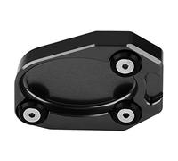 Ausla Padena de Extensión del Lado del Lado de la Motocicleta CNC Aluminio de Aluminio Patada de Patada con Textura Bachada para Z1000 Z1000SX ZX10R ER6N ER6F ZX6R (Black)
