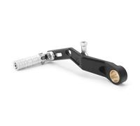 Ausla Palanca de de Marchas Plegable, Palanca de Pedal de Aleación de Aluminio, Tipo de Reemplazo con Punta Plegable y de ángulo para Conductores F800GS F700GS F650GS (SILVER)