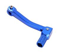 Ausla Palanca de de Marchas Plegable Pedal de de Motocicleta Plegable Aleación de Aluminio CNC Banda de Rodadura Antideslizante con Acabado Anodizado Dorado para Moto Todoterreno (BLUE)