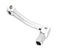 Ausla Palanca de de Marchas Plegable Pedal de de Motocicleta Plegable Aleación de Aluminio CNC Banda de Rodadura Antideslizante con Acabado Anodizado Dorado para Moto Todoterreno (SILVER)