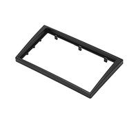 Ausla Panel de Tablero de Placa Frontal de Radio ABS Embellecedor de Fascia de Control Frontal 2Din para C 2000-2006, Reemplazo Elegante, Fácil Instalación