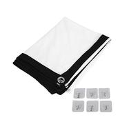 Ausla Pantalla de Proyección de 60-100 Pulgadas, Plegable 16: 9 Pantalla de HD para el Hogar, Excelente Reproducción de Color, Diseño Portátil, Ideal para Películas y Presentaciones (84in)