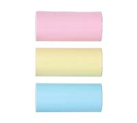 Ausla Papel para Impresora Térmica Mini Papel de Impresión de 3 Rollos, 57 X 25 Mm, 4 M, de Impresión Térmica de Color para Diarios, Notas, álbumes de Recortes, Recibos, Imágenes en Blanco y Negro