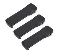 Ausla Paquete de 3 Clips para Cinturón de Radio ABS Clip de Soporte de Radio de Repuesto para XTS 3000 APX6000 Fácil Instalación Ajuste Seguro Diseño Resistente para Uso en el Campo de Seguridad