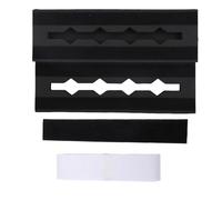 Ausla Pedal de Guitarra, Eva Anti Slip, Se Ajusta a 6-10 Pedales de Efecto, Diseño Modular Portátil, Negro