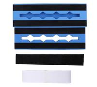 Ausla Pedal de Guitarra, Tablero de Pista de Slip Slip para Eva para 6-10 Pedales de Efectos, Azul