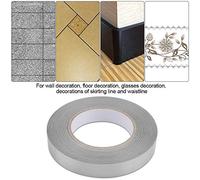 Ausla Pegatina de Línea de Grietas de Piso Auto Adhesivo, Cinta Decorativa de Mascotas para Cocina y Baño, 2 Cm X 50m, Elegante Solución de Decoración del Hogar (2 cm x 50 metros (plata))