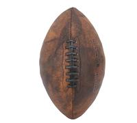 Ausla Pelota de Rugby, Pelota de Fútbol de Entrenamiento de PU, Tamaño 9 con Agarre Cómodo, Diseño Vintage, Peso Moderado de 13,1 Oz, para Práctica de Pases, Partidos, Adolescentes y Adultos