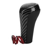 Ausla Perilla de Palanca de Cambios de 5 Velocidades, Estilo Fibra de Carbono, Palanca de Cambios con Luz, Reemplazo Perfecto para Modelos 1 3 5 6 7 Series y X