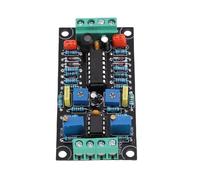 Ausla Placa Controladora de Medidor VU, Módulo de Doble Canal de 500 µA con Chips LM C 660 y LM 358, Fuente de Alimentación única de 7-15 V para Medidores de Nivel de Audio