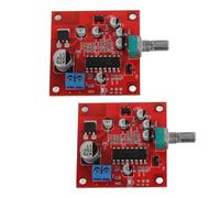Ausla Placa de Reverberación de Micrófono PT2399 SMD Módulo de Reverberación de Micrófono DC 6 a 15 V 50 X 50 Mm Diseño Compacto Filtrado Estable para Cine en Casa Tienda Transmisión Uso de Altavoz