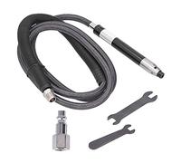 Ausla Pluma de Pulido Neumática Pluma de Grabado de Aire de Acero de Aleación 65000 RPM Pinza de 3 Mm Kit de Herramientas Portátil Ajustable para Pulir Grabado Tallado Pulido (Estilo estadounidense)
