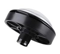 Ausla Pulsador LED de 100 Mm para Juegos, Carcasa de Cristal Acrílico con Efecto de Sonido de Casete 3D, Botón Rojo/blanco de 12 V para Controladores de Bricolaje y Máquinas (WHITE)