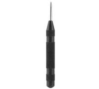 Ausla Punzón Automático Central de Acero, 130 mm, Herramienta de Marcado para Metal y Madera, Negro