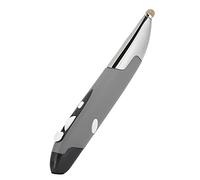 Ausla Ratón con Bolígrafo de Bolsillo, Ratón Inalámbrico con Lápiz óptico para Ordenador USB de 2,4G, Tipo Bolígrafo, Ratón con Bolígrafo Recargable Innovador Personalizado (Gris-Plata)