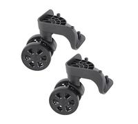 Ausla Reemplazo de Ruedas de Equipaje, 1 Par de Ruedas Giratorias Universales de Nylon para Maleta con 11 Tornillos, para Reparación de Accesorios de Maleta de Viaje