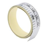 Ausla Regla de Cinta de Coser Cinta Métrica Adhesiva de Aluminio Flexible de 150 Cm en Pulgadas y Escala Métrica para Costura, Sastrería, Banco de Trabajo, Mesa, Pared, Uso en Superficie Curva