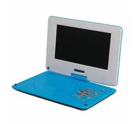 Ausla Reproductor de DVD Portátil, 12in 1080P Full HD Viaje en Coche (Blue) | Pantalla gran angular de 12 pulgadas, reproducción de tarjeta SD USB, pantalla de vidrio templado, lector de discos