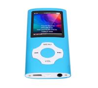 Ausla Reproductor MP3 con Bluetooth 5.3 Reproductor de Música HiFi Portátil 32 GB Pantalla de 1,8 Pulgadas Grabación de Radio FM Reproducción de 30 Horas para Viajes Deportivos Desplazamientos (Blue)