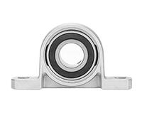 Ausla Rodamiento de Pie con Soporte, 20 mm, Aleación de Cinc, Unidad de Rodamiento de Bolas