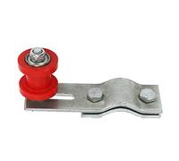 Ausla Rodillo Tensor de Cadena Rodillo Ajustador de Aleación de Metal para Bicicleta Motorizada de 49, 66, 80, Guía Deslizante ABS, Rotación Suave, Fácil Instalación, Control de Cadena para (rojo)