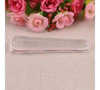 Ausla Rose Quartz Stick, Masaje de la Cara Varita de Piedra, Diseño Hermoso, Mano de Obra Fina, Pequeña y Portátil, con Tres Opciones de Color, para Masaje Facial, de Acupunta (#3)
