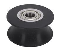 Ausla Rueda de Polea de Rodamiento, Rueda de Polea de Gimnasio de Acero Inoxidable y Plástico de 79 Mm, Rodamiento Sellado, bajo Ruido, Deslizamiento Suave, para Equipos de Ejercicios, de Puerta de