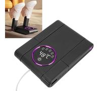 Ausla Secadora de Zapatos Ajustable, Secadora de Botas de Viento Caliente con Temporizador, Calentador de Zapatos Plegable y Portátil para Zapatillas de Trabajo, Estante Seco (EU